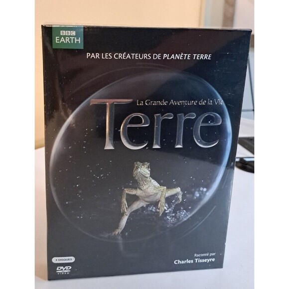 BBC Earth Terre la grande aventure de la Vie 4 DISC DVD BOX SET French  New - Picture 1 of 2